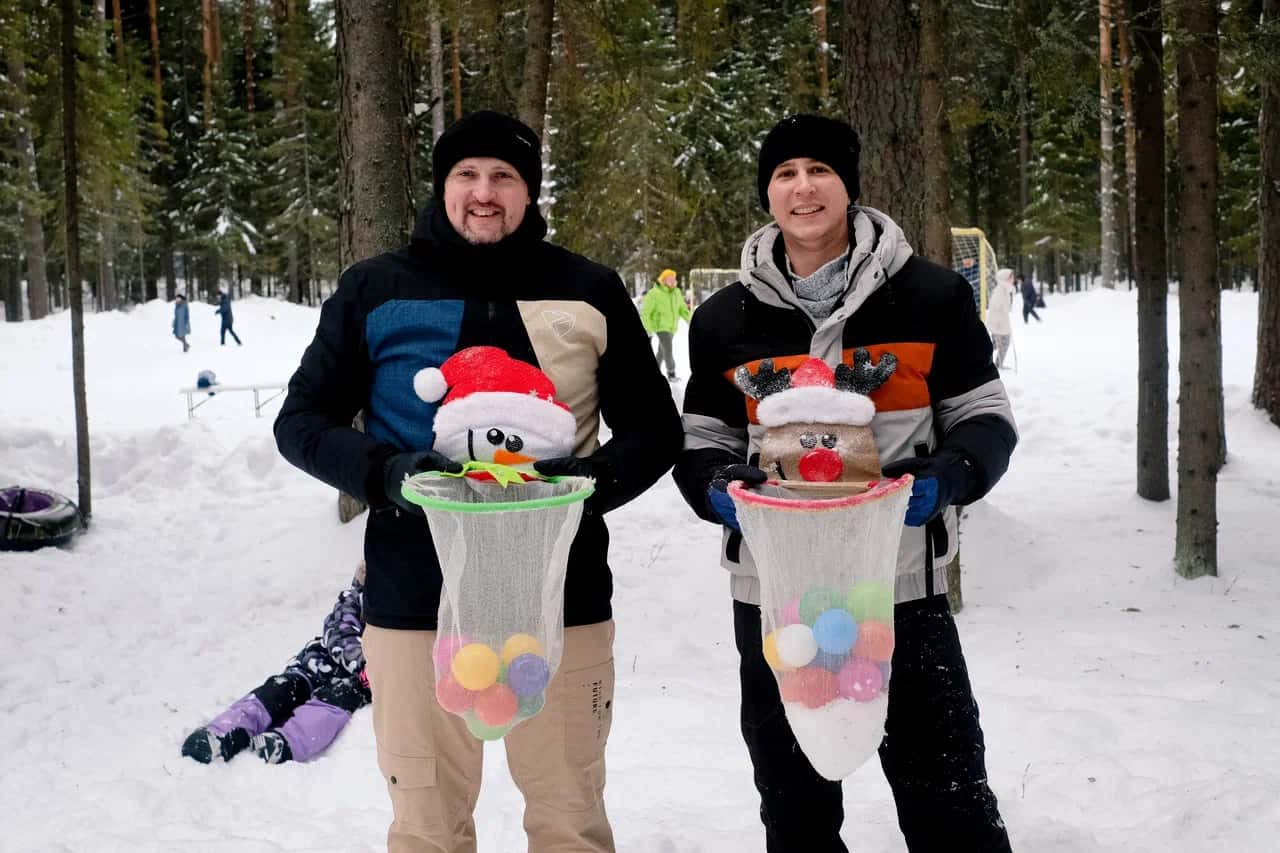 Лагерь на белом море