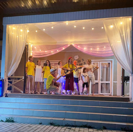 Лагерь на белом море